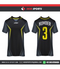 DARK GREY MARKED  SOCCER JERSEYS